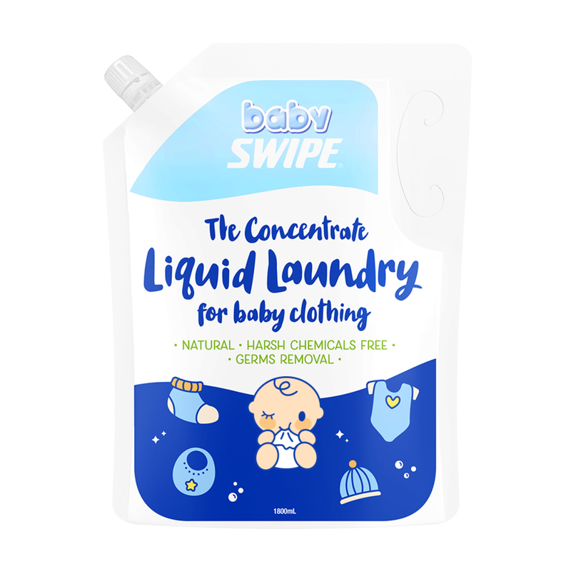 Baby Swipe The Concentrate Liquid Laundry for Baby Clothing 1800ml