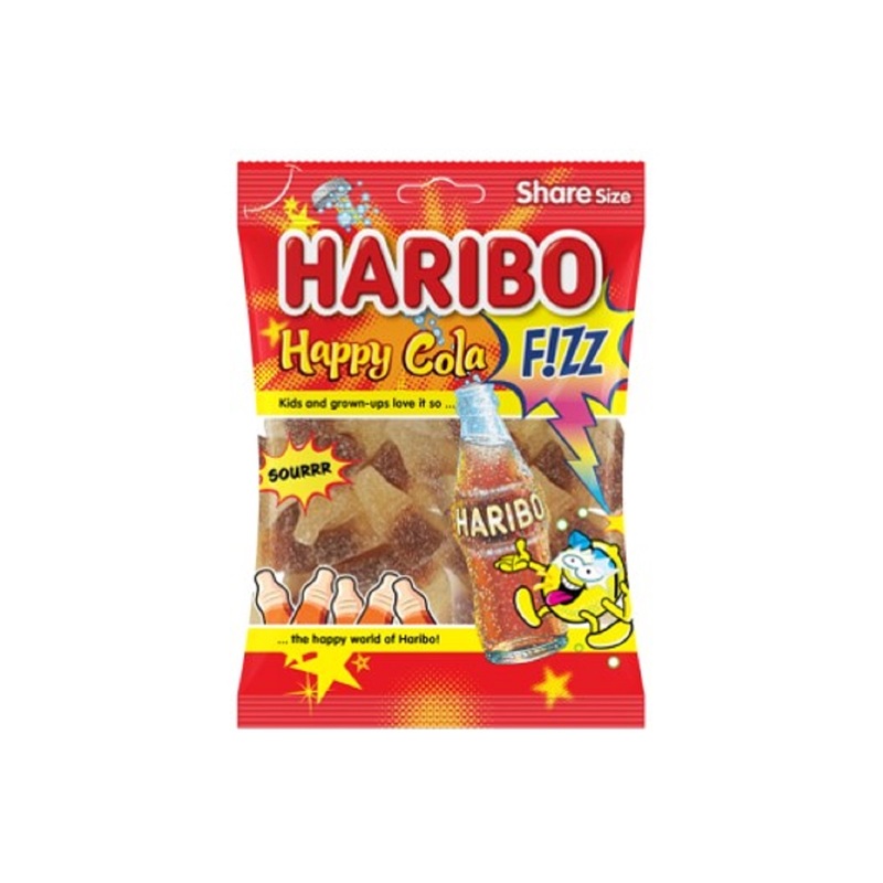 Haribo哈瑞寶酸沙可樂橡皮糖 70克