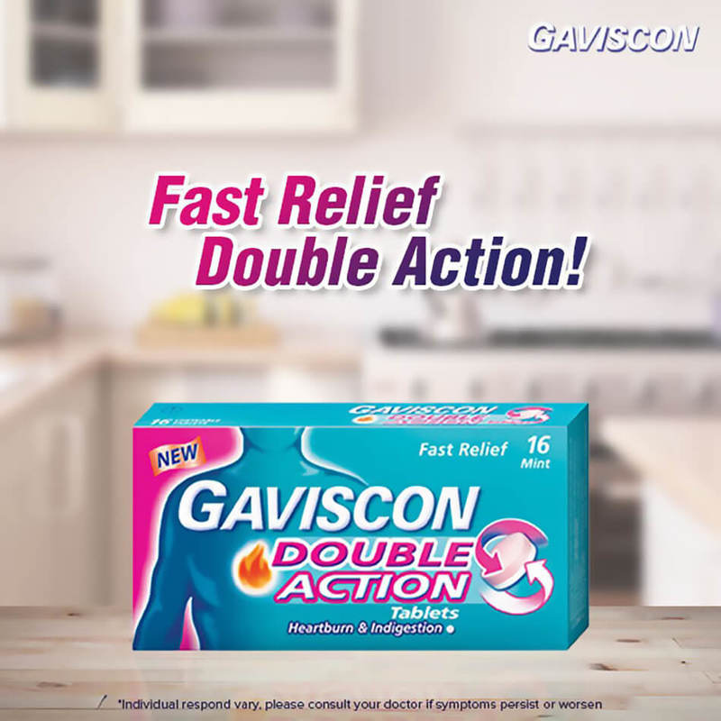 Gaviscon Double Action, 16 tablets