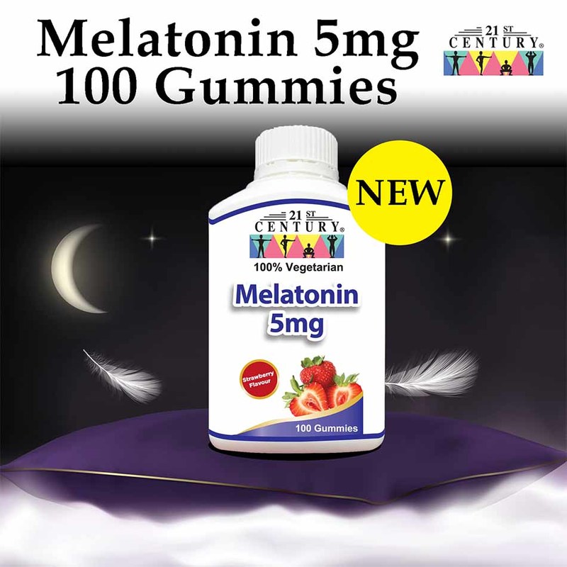21st Century Melatonin 5mg Gummies 100s