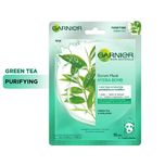 Garnier Serum Mask - Hydra Bomb Green Tea Super Hydrating Purifying Tissue Mask