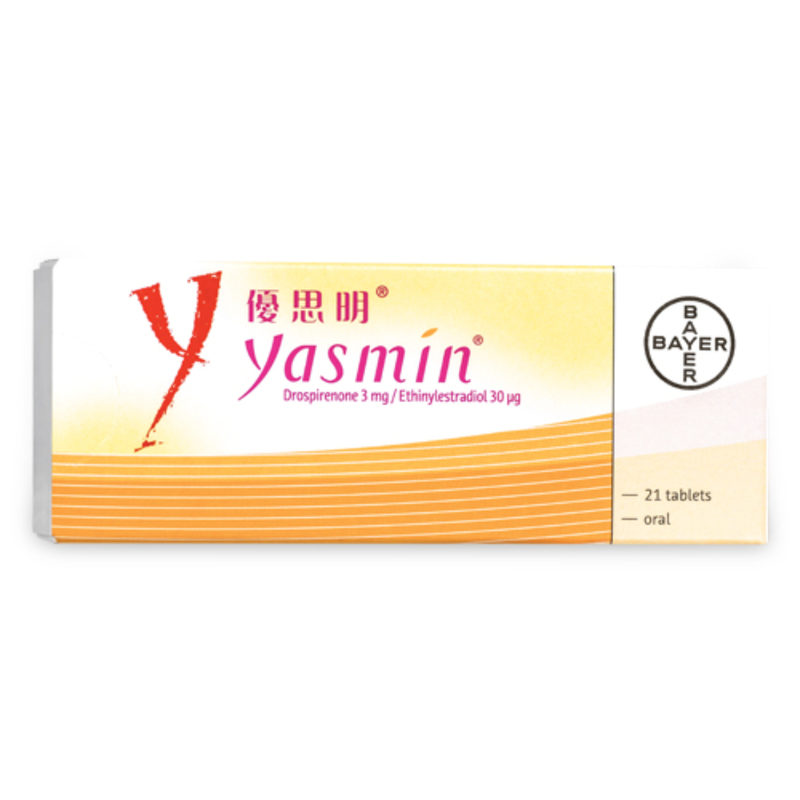 Yasmin Contraceptive Pill 21 Tablets