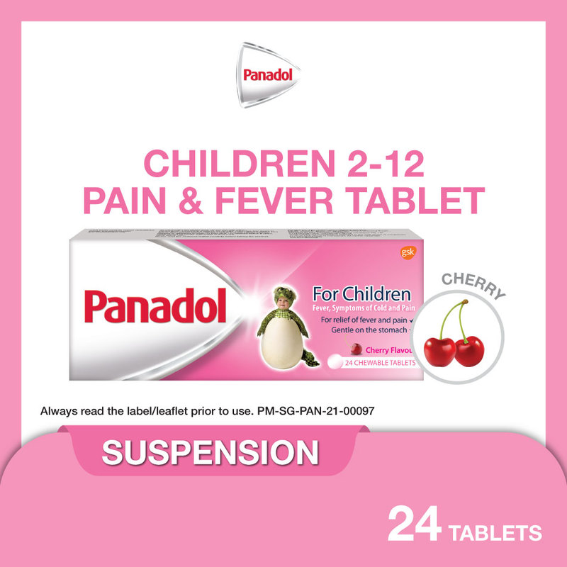 Panadol Children Pain and Fever Relief, 24  tablets