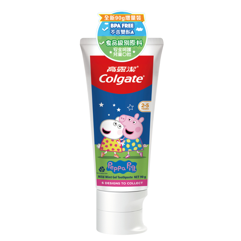Colgate Peppa Pig Toothpaste (2 - 5 Yrs) 90g (Random Delivery)