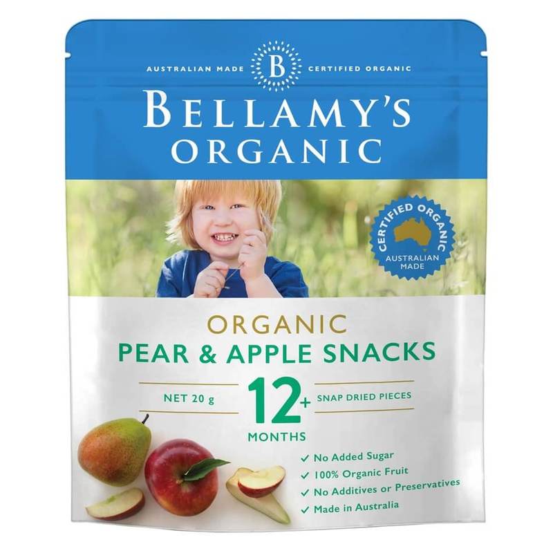 Bellamy's Pear & Apple Snacks
