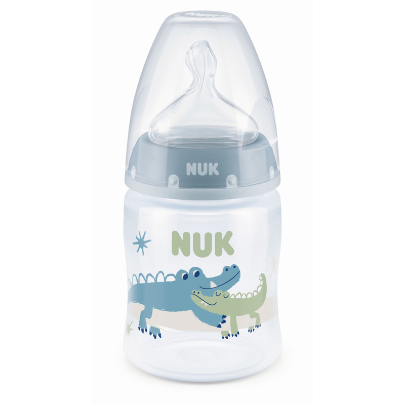 NUK PCH 寬口PP奶瓶/矽膠奶咀1號中孔 (顏色隨機) 150毫升