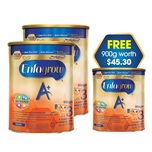 Enfagrow Stage 3 360 DHA Twin Pack, 2x1.8kg with Free 900g