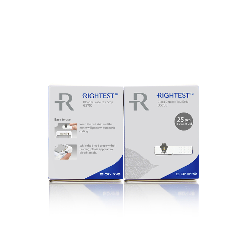 Bionime Rightest Gm700sb Test Strips 25s Health Devices Testing Health Aids Equipment Health Guardian Singapore