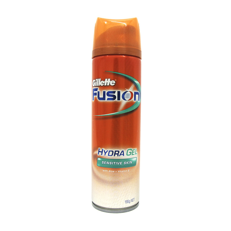 Gillette Fusion Hydra Gel Ultra Sensitive Shave Gel, 195g