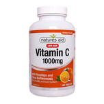 Natures Aid Vitamin C 1000mg Low Acid, 180 tablets