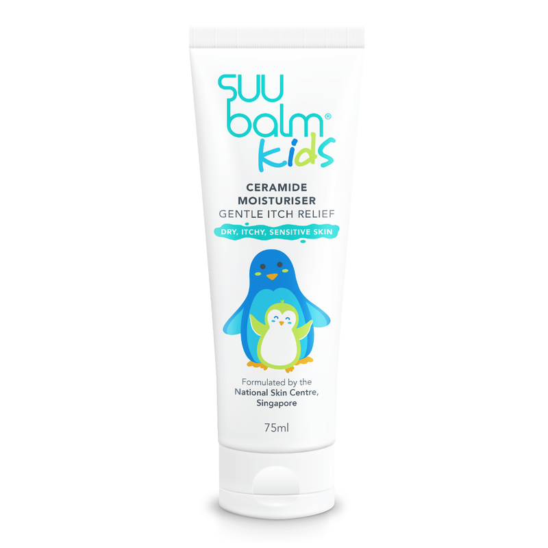 Suu Balm Kids Dual Rapid Itch Relieving and Restoring Ceramide Moisturiser 75ml (Random Delivery)