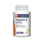 VitaHealth Vitamin E 400IU 30 softgels