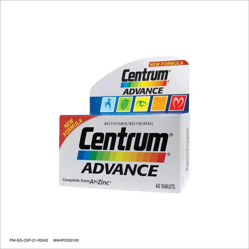 Centrum Advance Multivitamin, 60 tablets