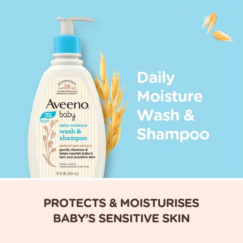 Aveeno Baby Wash & Shampoo 532ml