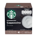 Starbucks Cappuccino by NESCAFe DOLCE GUSTO 6 Coffee Capsules + 6 Milk Capsules
