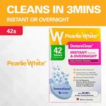 Pearlie White Denture-Cleansing Tablets, 42 tablets