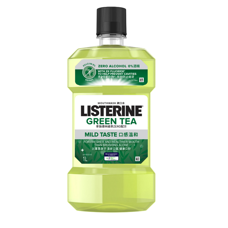 Listerine Mouthwash Green Tea, 1000ml