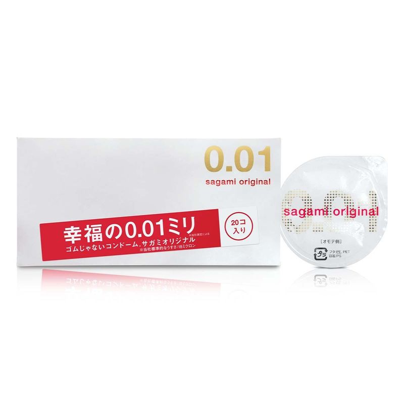 Sagami Original 0.01 PU Condom 20pcs
