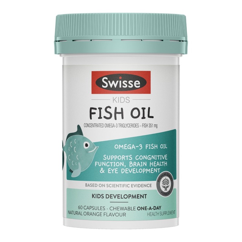 Swisse Kids Fish Oil, 60 capsules