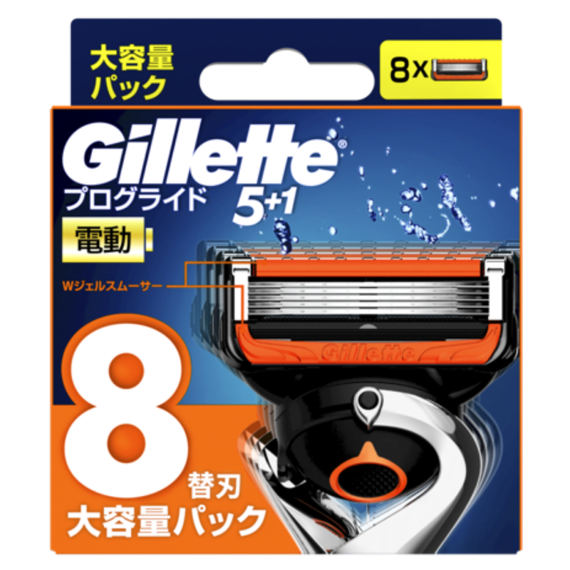 Gillette吉列ProGlide無感系列電動剃鬚刀頭 8片