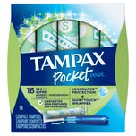 Tampax Pocket Pearl Super Compact Tampons, 16pcs