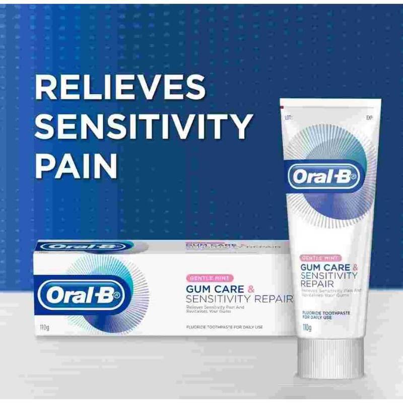 Oral-B Gum Care & Sensitivity Repair Gentle Mint 110g | Toothpaste ...