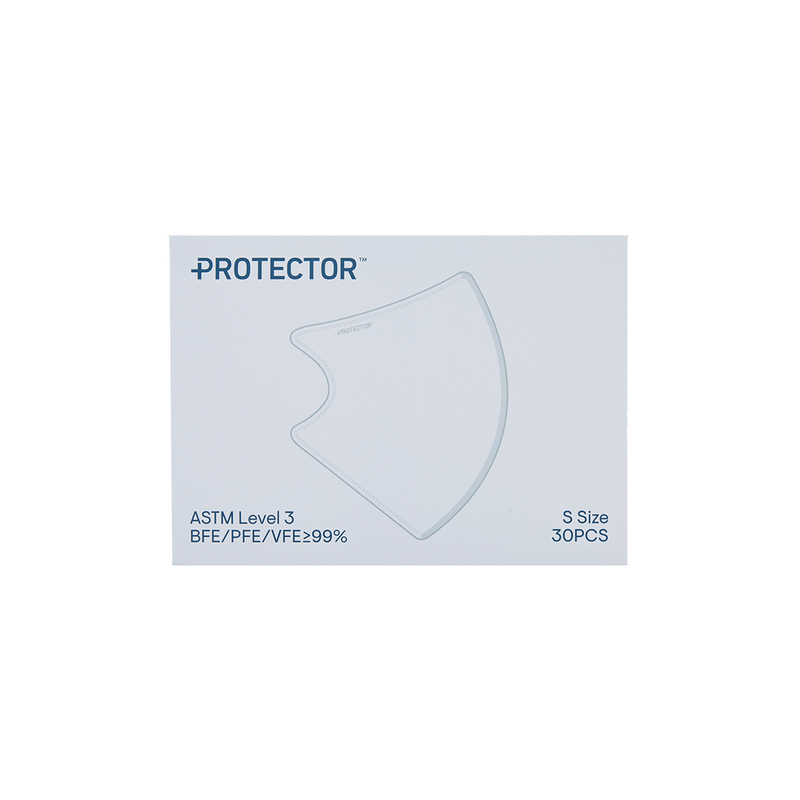 Protector 3D立體口罩(細碼) 淚水藍 30片
