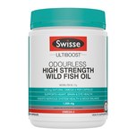 Swisse Ultiboost Odourless High Strength Wild Fish Oil 1500Mg 200 Caps