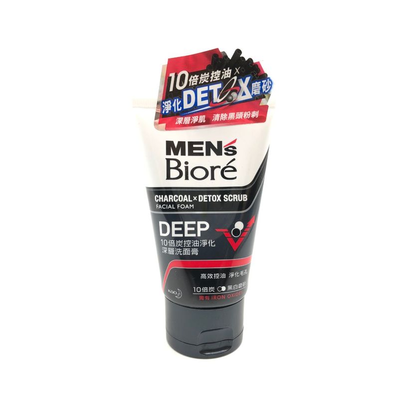 Biore Men Charcoal Deep Clean 100g
