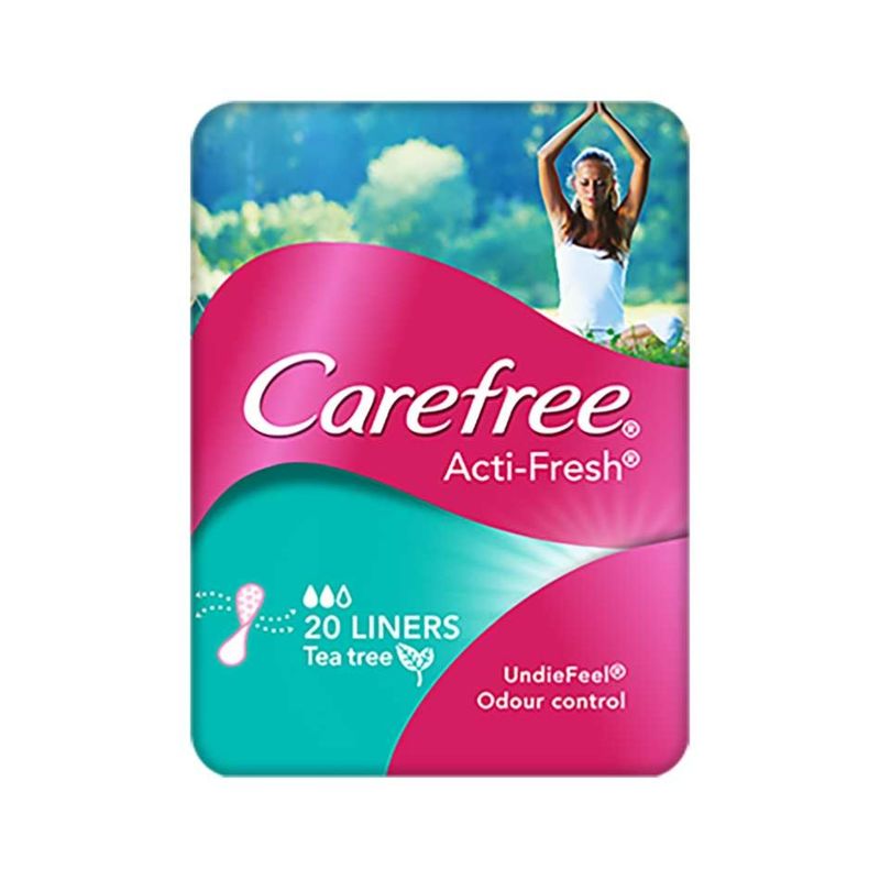 Carefree Pantyliner Acti-Fresh Tea Tree, 20pcs