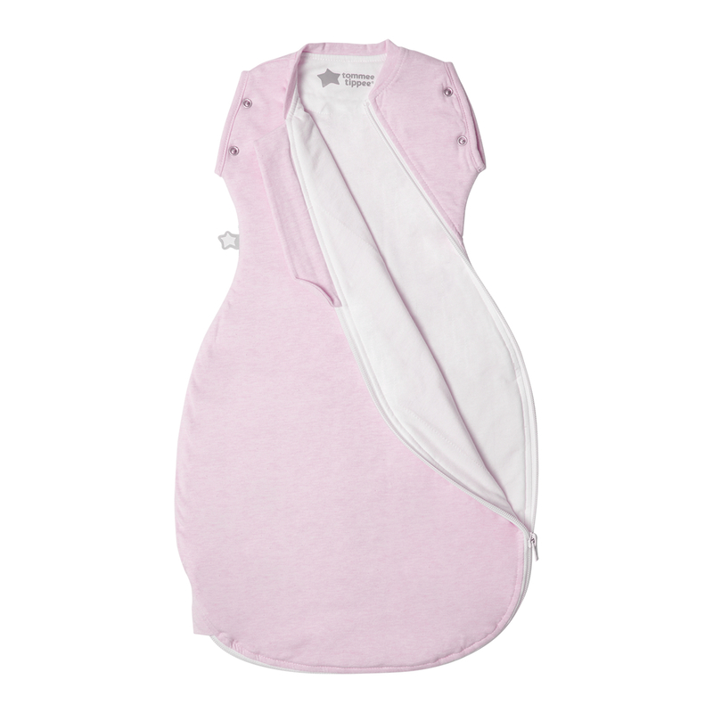 Tommee Tippee二合一睡袋0-4個月1.0 Tog - 粉紅色