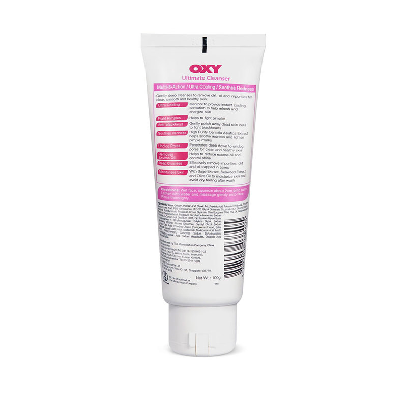 Oxy Ultimate Cool Acne Cleanser, 100g