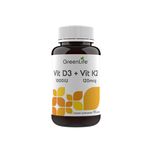 Greenlife Vitamin D3 1000IU + Vitamin K2