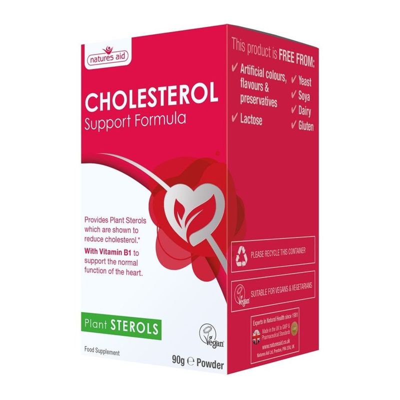 Natures Aid Cholesterol Support Formula (Plan Sterols) 90g | Guardian ...