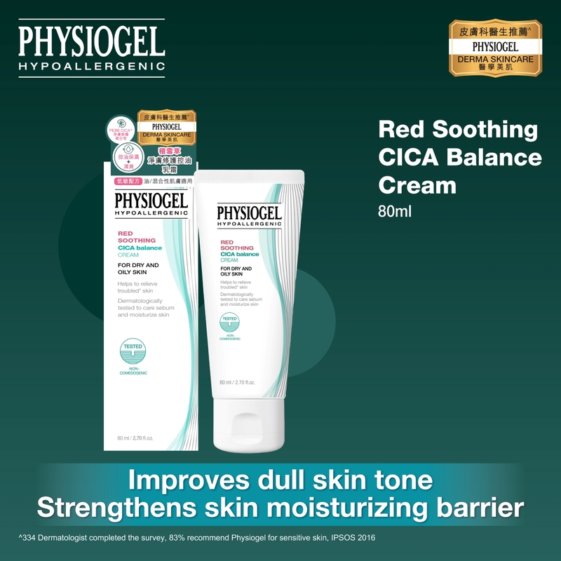 Physiogel Red Soothing Cica Balance Cream 80ml