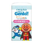 Nepia妮飄Genki!日本製麵包超人嬰兒學習褲 M 52片