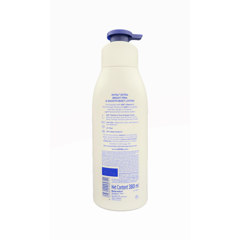 Nivea Extra Bright Firm & Smooth Lotion 380ml