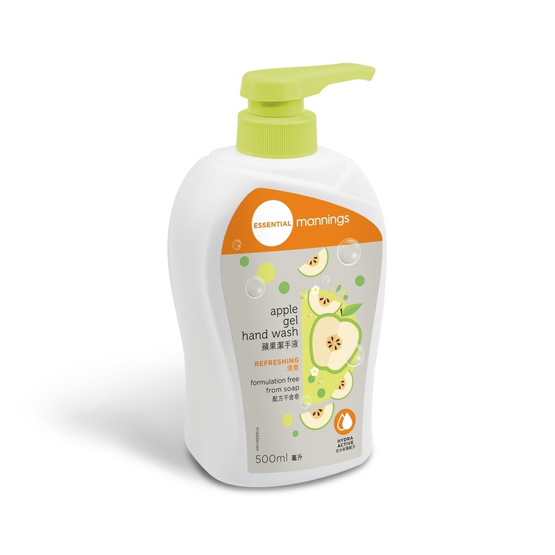 Essential Mannings Apple Refreshing Gel Hand Wash 500ml