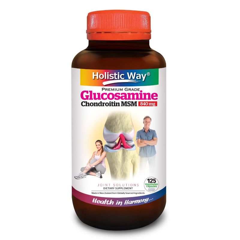 Holistic Way Glucosamine Chondroitin MSM 840mg