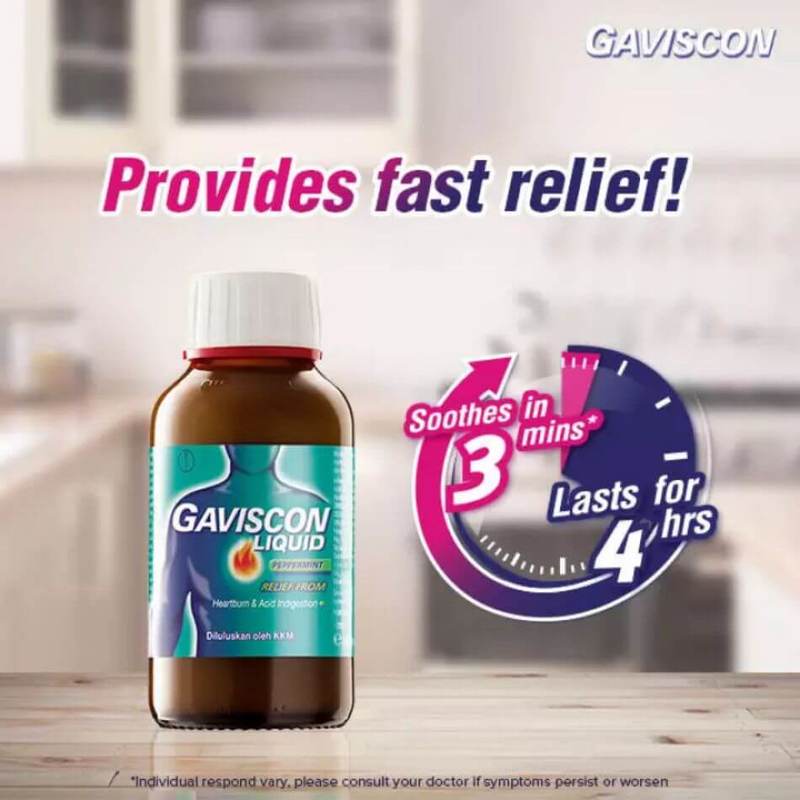 Gaviscon Liquid Peppermint, 200ml