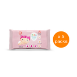 Mannings Baby Wipes Scented 20pcs x 5 Bags