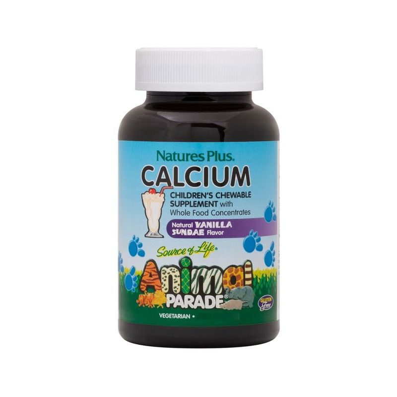 Natures Plus Animal Parade Calcium Children's Chewable, 60 tablets