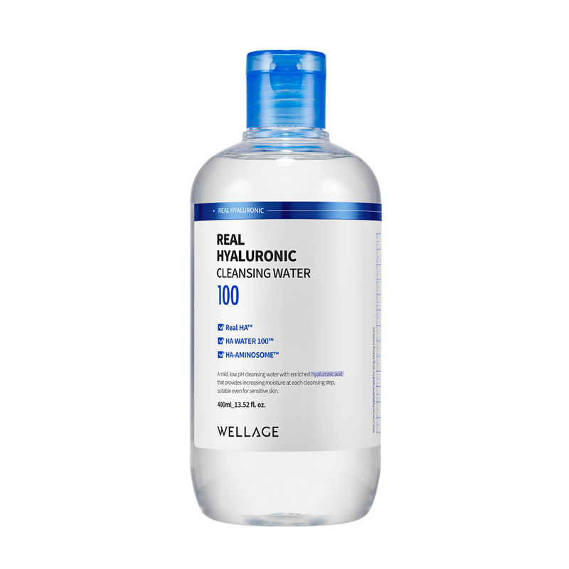 Wellage Real Hyaluronic Cleansing Water 400ml