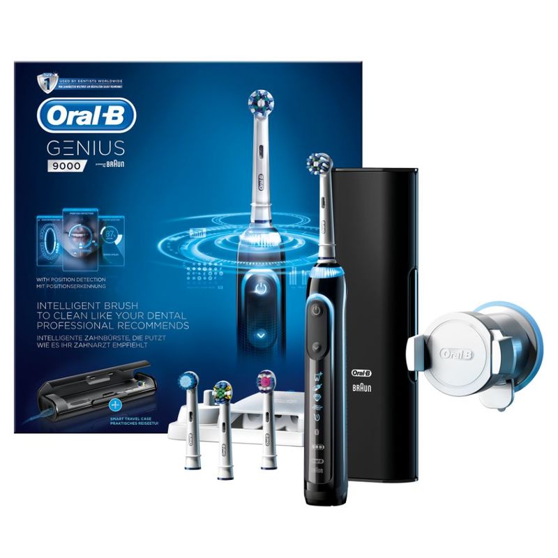 Oral-B Genius 9000 Black Electric Toothbrush Powered by Braun