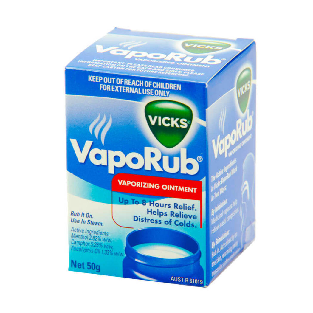 Mentholated Topical Ointment Vicks Vaporub 50gm, For Personal, Packaging  Type: Plastic Bottle at Rs 100/piece in Tiruvallur