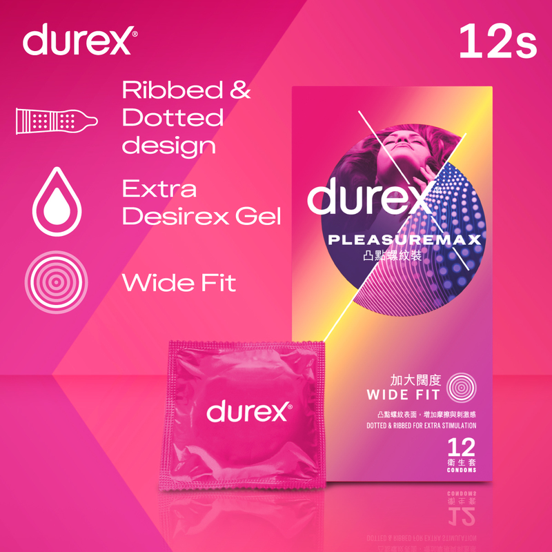 Durex Pleasuremax 12pcs