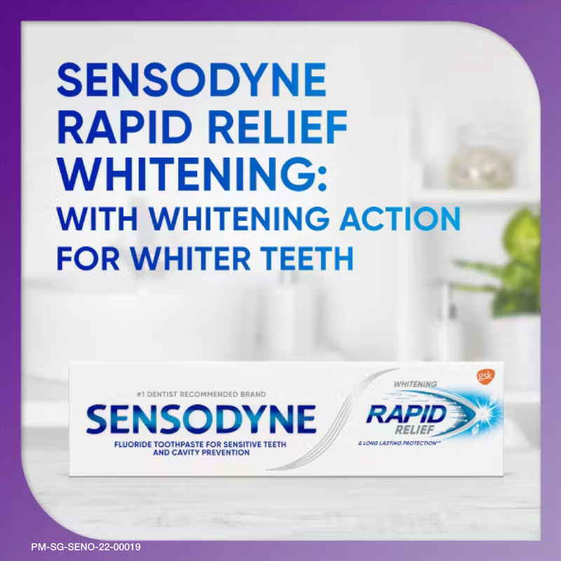 Sensodyne Sensitive Rapid Relief Toothpaste, 100 g