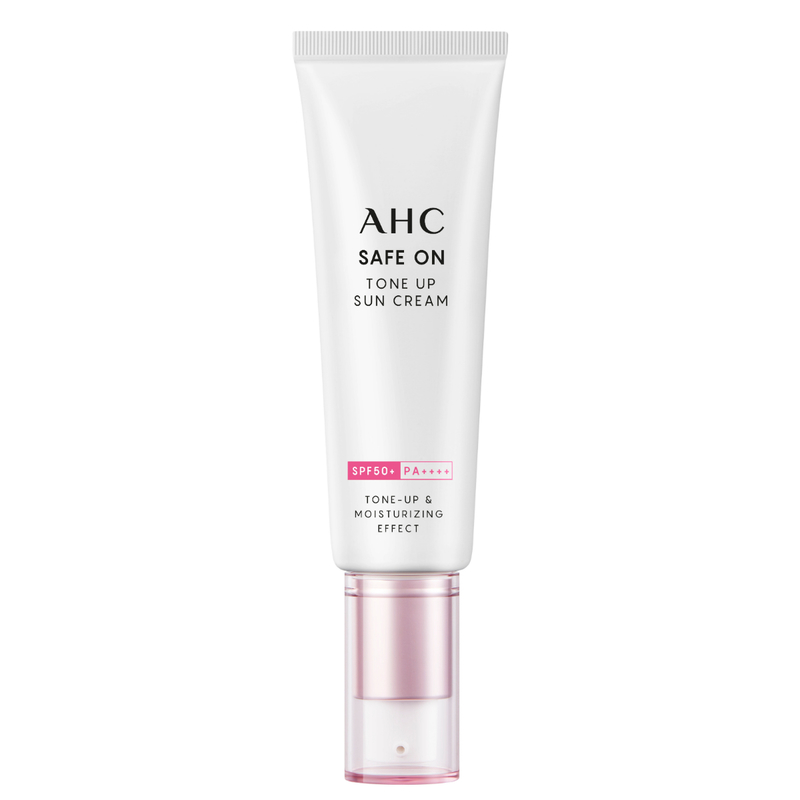 AHC Safe On Tone Up Cream + Light Sun Serum Set 50ml + 20ml