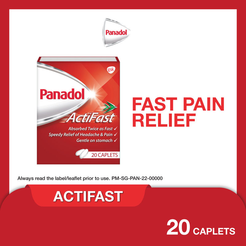 Panadol Actifast, 20 tablets