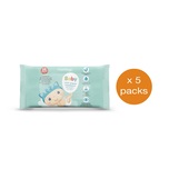 Mannings Baby Care Gentle Wipes For New Born Baby 20pcs x 5 Bags